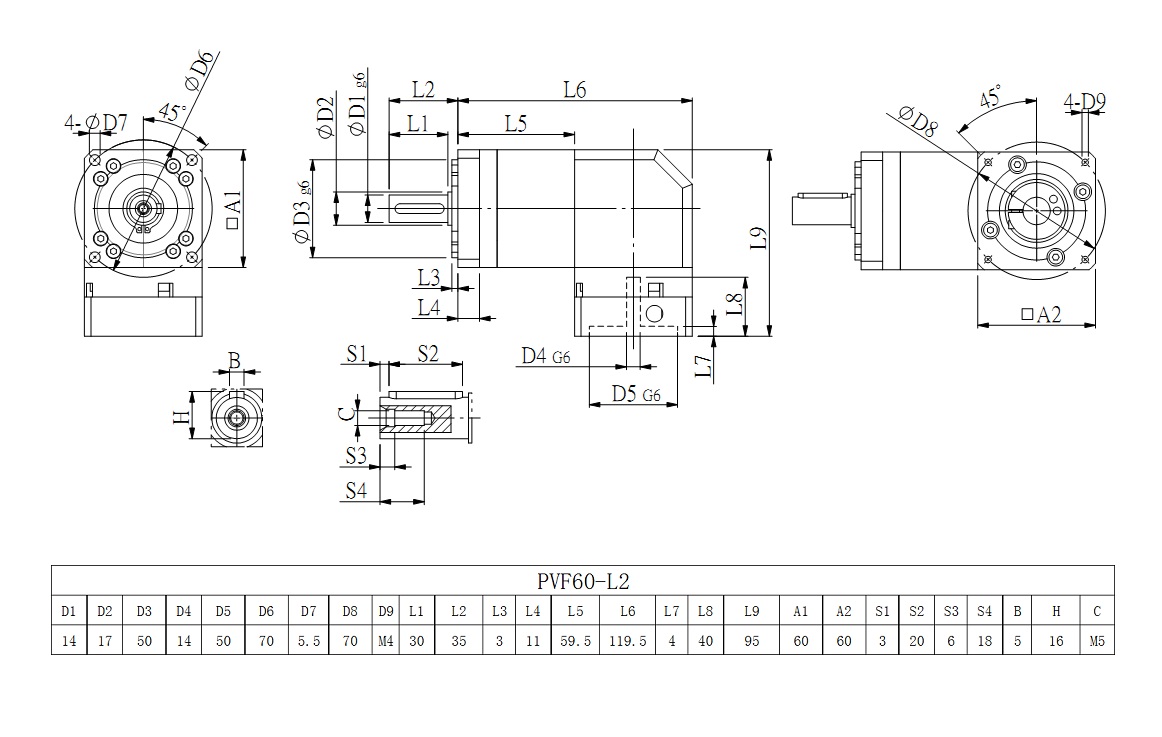 PVF60_L2系列圖紙 PVF60_L2系列圖紙