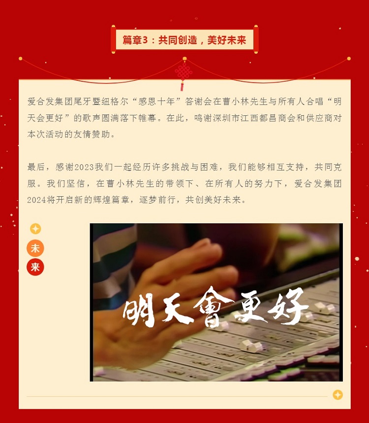 篇章3：共同創(chuàng)造，美好未來