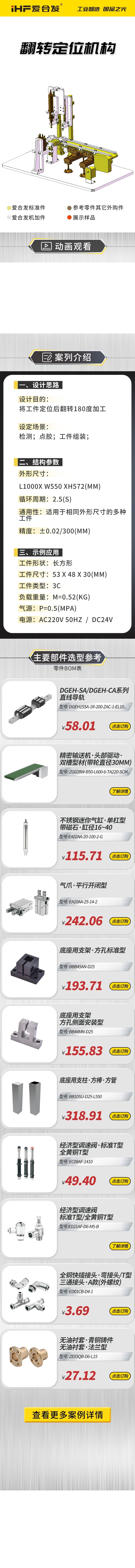 案例剖析：愛合發(fā)翻轉(zhuǎn)定位機構(gòu)！